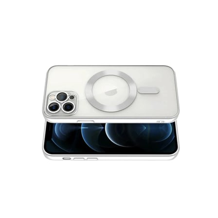 Apple iPhone 13 Pro Kılıf Kross Magneticsafe Kapak - Gümüş