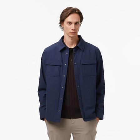 Nautica Erkek Lacivert Regular Fit Su Geçirmez Ceket
