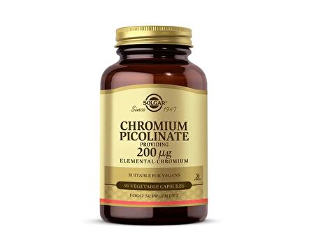 Solgar Chromium Picolinate 90 Kapsül -SKT:06/2025