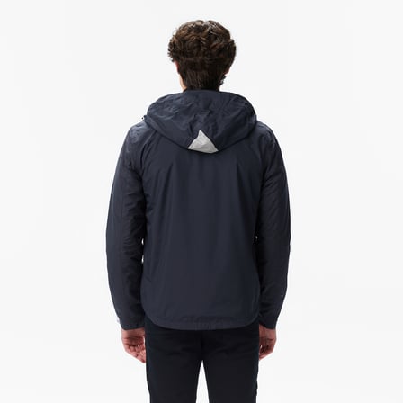 Nautica Erkek Siyah Regular Fit Kapüşonlu Su Geçirmez Yağmurluk