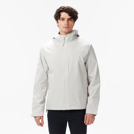 Nautica Erkek Gri Regular Fit Kapüşonlu Su Geçirmez Yağmurluk