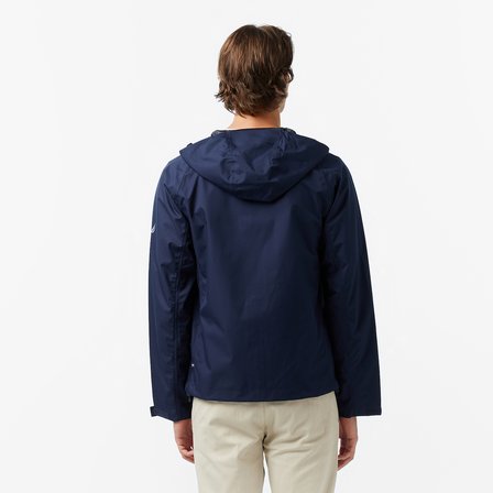 Nautica Erkek Lacivert Regular Fit Kapüşonlu Su Geçirmez Yağmurluk