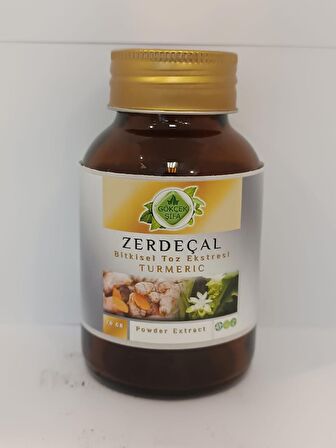 Zerdeçal Toz Ekstresi Cam 70 Gr