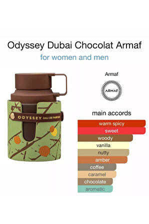 Odyssey Dubai Chocolate EDP – 3.4 oz 100ML Parfüm Gourmand Edition