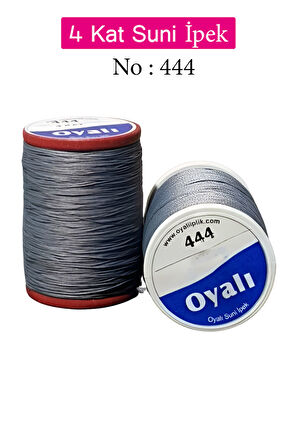 Oyalı 4 Kat Suni İpek İplik İğne Oyası Boncuk İpi Tığ Oyası No:444