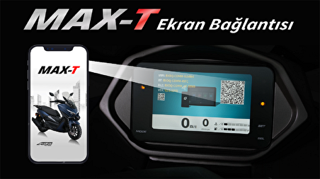 Arora MAX-T 150 cc Euro 5 Scooter Motorsiklet (Akıllı Telefon ile Tam bağlantılı)