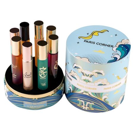 Paris Corner Discover Your Fragrance Set 8 x 15 ml EDP Unisex Parfüm Seti