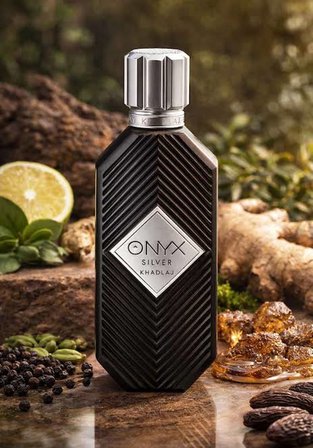Khadlaj. Onyx Silver EDP 100 ml Erkek Parfüm