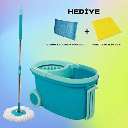 Technow Motek MT-10 Comfort Mop Tekerlekli Taşıma Saplı Mop + Temizlik Seti