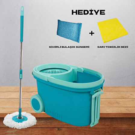 Technow Motek MT-10 Comfort Mop Tekerlekli Taşıma Saplı Mop + Temizlik Seti