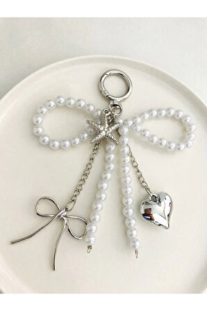 Fiyonk Charmlı Çanta Süsü