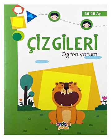 3-4 Yaş Çizgileri Öğreniyorum Erdem Yayınları