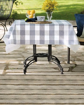 Majori Pvc Masa Örtüsü - İndigo - 140x140 cm