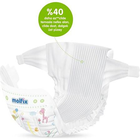 Molfix Pure Soft Ultra Avantaj Bebek Bezi 2 Beden 112'li