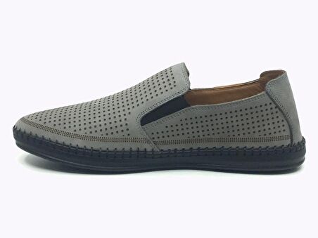 Catelli %100 Hakiki Deri Ortopedik Erkek Yazlık Rahat Günlük Hafif Esnek Çarık Ayakkabı 40-45