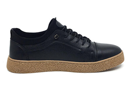 Goldbrand %100 Hakiki Deri Erkek Kışlık Rahat Günlük Casual Lastik Bağcıklı Ayakkabı 40-44