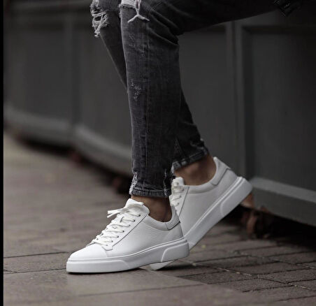 Taşpınar %100 Hakiki Deri Ortopedik Yazlık Hafif Erkek Rahat Günlük Büyük Numara Sneaker 38-47