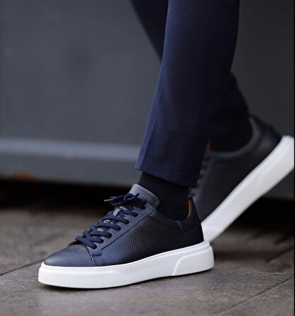 Taşpınar %100 Hakiki Deri Ortopedik Yazlık Hafif Erkek Rahat Günlük Büyük Numara Sneaker 38-47