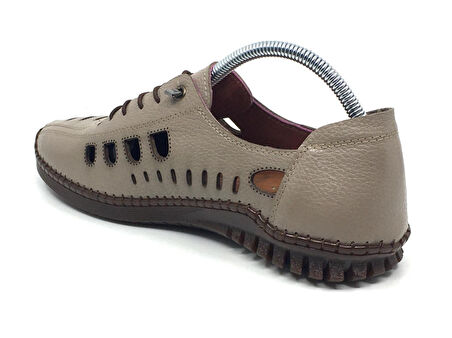 Catelli %100 Hakiki Deri Erkek Tam Yazlık Rahat Günlük Delikli Terleme & Koku Yapmaz Çarık Ayakkabı Yeni Sezon 40-45