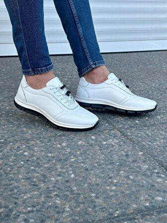 Lisans %100 Hakiki Deri Tam Ortopedik Erkek Yazlık Rahat Spor Günlük Yürüyüş  Ayakkabı 40-44