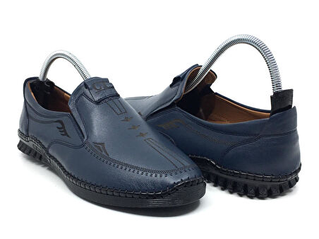 Catelli %100 Deri Ortopedik Erkek Yazlık Rahat Günlük Lazer Baskılı Çarık Ayakkabı Yeni Sezon 40-45