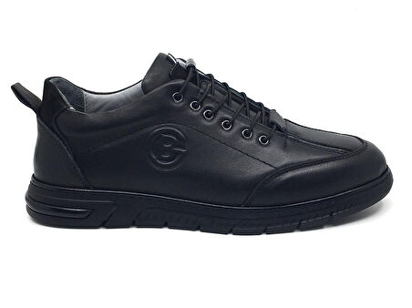 Goldbrand Hakiki Deri Erkek Rahat Ortopedik Günlük Kışlık Sneaker Akıllı Bağcıklı Ayakkabı 40-44