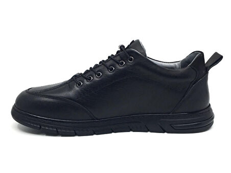 Goldbrand Hakiki Deri Erkek Rahat Ortopedik Günlük Kışlık Sneaker Akıllı Bağcıklı Ayakkabı 40-44