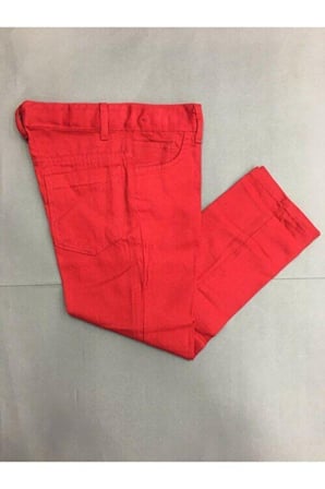 Çocuk 29ekim 10kasım 23nisan Gösteri Özel Gün Içten Lastik Ayarlamalı Keten Pantolon