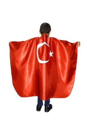 23 Nisan Ay Yıldızlı Çocuk Pelerini (kız-erkek)