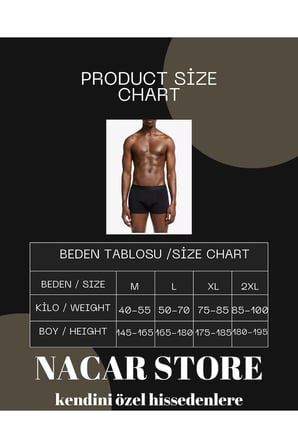 Erkek Pamuklu Likralı Gri Boxer