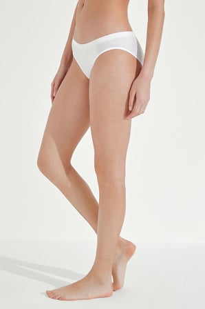 Beyaz Basic Slip Külot