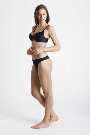 Siyah Sensation Balensiz Dikişsiz Push Up Sütyen