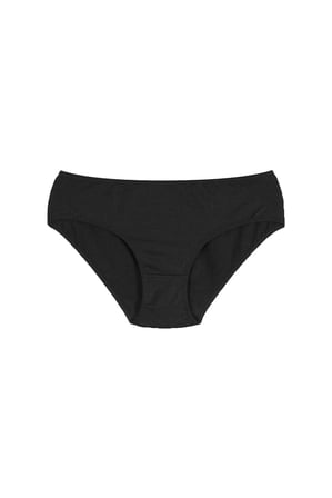 Cover 3lü Pamuklu Siyah Slip Külot