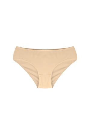 3'lü Paket Siyah Beyaz Ten Kadın Cover Slip Külot PLCOVR3S12SK