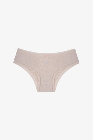 Daily Lace3'lü Pamuklu Bej Hipster Külot