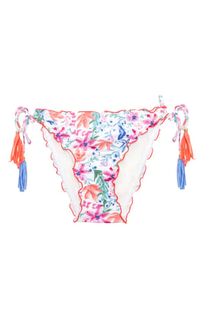 Tiedye Fırfırlı Bikini Altı