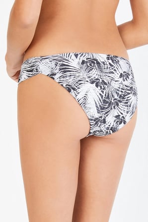 Siyah Shiny Leaf Hipkini Bikini Altı