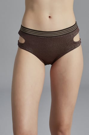 Kakao Crema Catalana Cut Out Bikini Altı