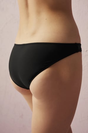 Siyah Basic Slip Bikini Altı