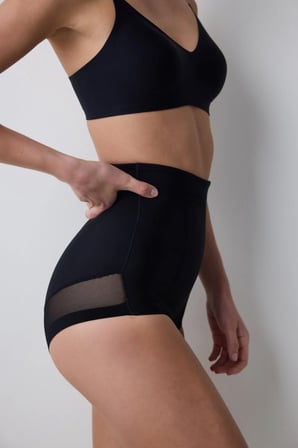 Premium Slip Siyah Korse