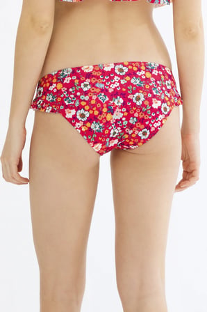 Kırmızı Alexis Frill Slip Bikini Altı
