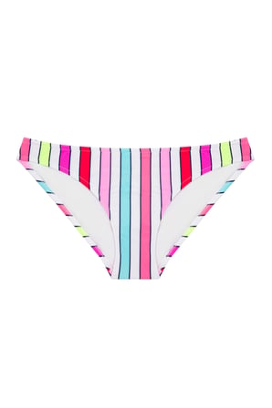 Çok Renkli Retro Slip Bikini Altı