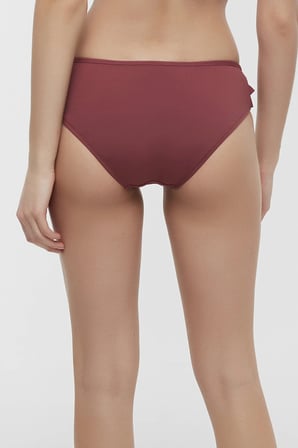 Gül Kurusu Eleni Frill Hipster Bikini Altı