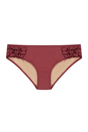Gül Kurusu Eleni Frill Hipster Bikini Altı