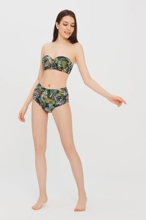 Çok Renkli Blossom High Fashion Bikini Altı