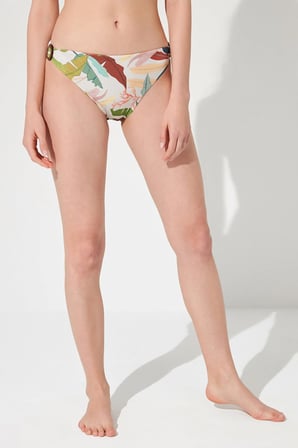 Çok Renkli Leila Side Bikini Altı