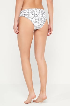 Çok Renkli Face Hipster Bikini Altı