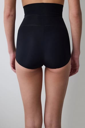 İz Bırakmaz  Siyah Light Yüksek Bel Slip Korse