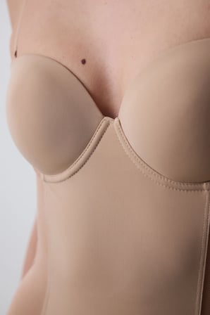 Bej Premium Bodysuit Korse