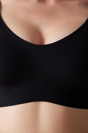 İz Bırakmaz  Siyah Invisible Dikişsiz Invisible Balensiz Bralet